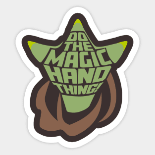 Magic Hand Thing Sticker